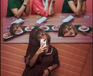 コラージュを用いたデザイン制作を提供します 自分の顔コーディネートなどの写真を目を引デザインに仕上げます イメージ4