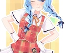 アニメ塗りで女の子イラストを制作いたします 表情が魅力的な女の子イラストはお任せください！！ イメージ3