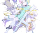 TRPGのキャラクター立ち絵を描きます ヴィネット風立ち絵も可能です！ イメージ4