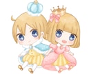 ふんわりタッチのデフォルメイラスト描きます ◆創作、版権どちらもお受けできます！キャラデザもします◎ イメージ2
