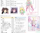綺麗で可愛い！キラッと目を引くイラスト作成します 商用OK◎Vtuber｜キャラデザ｜MV｜記念企画グッズ等 イメージ5