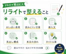AI・note記事を自然にリライトします AIっぽさ・読みにくさ・構成ズレを整え、自然な文章にします イメージ3