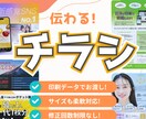 伝わる！チラシ作成します 【商用実績多数】Ai印刷用データでお渡し！ イメージ1