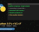 Pythonでサイト巡回・データ収集を自動化します サイト巡回・コピペ作業、Pythonで全自動にします イメージ1
