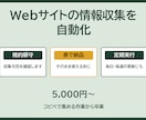 スクレイピングでWeb情報を自動収集します 評価5.0┃規約を確認してから安全に収集 イメージ1