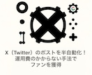 X(Twitter)を運用費無しで半自動化します ◾️XアカウントとGoogleアカウントがあれば実現可能 イメージ1