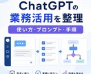 ChatGPTの業務活用を一緒に整理します 仕事に合う使い方・プロンプト・手順を整えます イメージ1