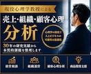 現役心理学教授が、売上・組織・顧客心理を分析します AIやコンサルでは捉えにくい、経営の「心理力学」を分析します イメージ1