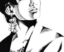 一点モノのモノクロイラストを作成します アイコンやヘッダー・カット他、クール系イラストをご希望の方へ イメージ1