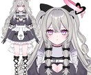 Vtuberキャラデザ～モデリング全て制作します キャラデザ・イラストのみ、配信画面、三面図等のご依頼も可能。 イメージ6