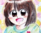 少女漫画風似顔絵アイコン作成します 少女漫画のような可愛い似顔絵アイコンで愛され度UP！ イメージ1