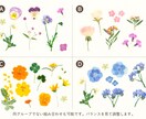 優しいタッチ、花をあしらった似顔絵お描きします 10月までの特別価格！データでの納品・L判サイズ イメージ2