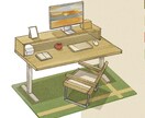 インテリアイラスト作成いたします インテリア、家具のイラストを受注しております。 イメージ2