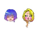 かっこいい顔のイラスト描きます アイコンなどに使える顔のみのイラストです イメージ3