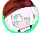 円型の可愛いアイコン描きます 透過済みで配信のアイコンや動画の間で使いやすい！ イメージ2