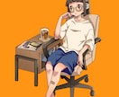 POPでお洒落なイラスト描きます 動画・挿絵・グッズなど様々な用途に！ イメージ4