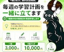 毎週の学習計画を一緒に立てます 宿題の先の勉強法を毎週伴走します イメージ1
