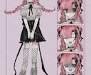 TRPGで使える立ち絵制作やキャラデザを行います 表情3種・参考画像のような簡易的なディスプレイ付き イメージ4