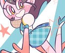 商用利用可能！ポップなデフォルメイラスト描きます 【見栄え◎】個性あふれる「かわいい！」をお求めのあなたへ イメージ9