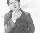 リアルで雰囲気ある似顔絵　鉛筆画でお描きします 人とは一味違うプレゼント、プロフィール画像に！ イメージ4
