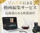 ソムリエが動画の作成、編集を行います PremiereProでYoutube,PR動画の編集します イメージ1