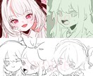 イラスト描きます バストアップor顔アップのみ受け付けてます イメージ1