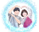 ふんわり温かみのある似顔絵イラストをお描きします 記念日/お誕生日/還暦祝い/プレゼント/SNSアイコンにも イメージ3