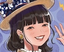 あなたの「素敵なところ」を引き出す！似顔絵描きます SNSのアイコンに使用しやすい正方形で作成！ イメージ2