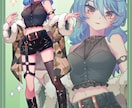 キャラクターの立ち絵を制作します 配信活動や創作キャラ、SNS用素材等で立ち絵が必要な方へ イメージ5