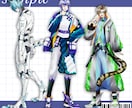 5月まで限定価格5000円で描かせていただきます 多目的に使えるイラストです。MV、グッズ、挿絵などにどうぞ！ イメージ4