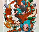 目を引くイラストを描きます かっこいい×かわいいイラストを描きます！ イメージ2