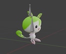 Blenderで3Dキャラクターを制作いたします アニメ調中心，Mixamo対応リグ・ウエイト付けまで対応 イメージ5