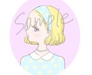 ゆるふわタッチで推しの似顔絵描きます 手書き風のふわっとしたタッチでおしゃれに仕上げます♡ イメージ2