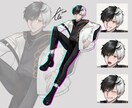 貴方だけの立ち絵やキャラクター作成を行います 可愛い子もかっこいい子も両方かけます！ イメージ5