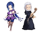 キャラクターイラスト全般承ります 顔のドアップから立ち絵まで！表情やポーズも指定してください イメージ4