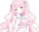 一枚絵/キービジュ/立ち絵/三面図など制作します 甘めでふんわりした絵柄であなたのキャラを描かせて下さい♪ イメージ1