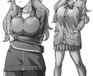 TS依頼大歓迎・商用利用可！イラストお描きします モノクロまたはフルカラーで一枚絵や立ち絵を制作いたします イメージ3