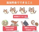 ゆるくてかわいい生き物のイラストを作成します アイコンや挿絵、さまざまな場面で使えるイラストをあなたに！ イメージ6