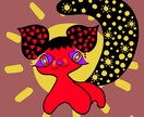 カラフルな動物・ペットのイラスト描きます インパクトのあるイラスト描きます イメージ9
