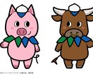 シンプル可愛い企業キャラクター描きます キャラデザから対応可能！看板となるキャラクターをお描きします イメージ2