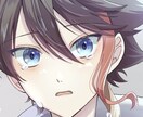 SNSアイコン、イラスト制作いたします 中性的、耽美な雰囲気が得意です イメージ6
