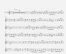 カラオケ練習にも★MIDIから楽譜を作成します MIDIからボーカル譜面、バンドスコア楽譜等作成します イメージ3