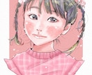 優しいタッチのお子さまの似顔絵お描きします 水彩のあたたかな似顔絵❁⃘*.ﾟ似ているとご好評です♡ イメージ6