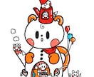 ポップでおかしなイラスト描きます ちょっぴりおかしなかわいい世界 イメージ3