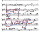 移調（キーチェンジ）楽譜を作成します 別の楽器で演奏したい！音域を変えて歌いたい！という方に イメージ1