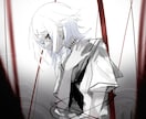 動画用・SNSアイコン等イラスト全般お描きします ダークな雰囲気が得意です。即日〜短納期での受付可能です。 イメージ4