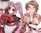 キャラクター立ち絵を描きます 細やかで厚塗りなキャラクター立ち絵を作成します。 イメージ1