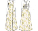 女性向けのファッションデザインイラストを提供します 欧米で経験がある現役デザイナーがデザイン制作します。 イメージ3