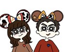 プレゼントにおすすめ！ポップイラスト描きます 記念日などやSNSのアイコンにぴったりなイラスト描きます！ イメージ3