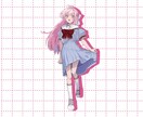 可愛い・かっこいいキャライラスト制作致します SNS用アイコン、サムネ、一枚絵など用途様々 イメージ7
